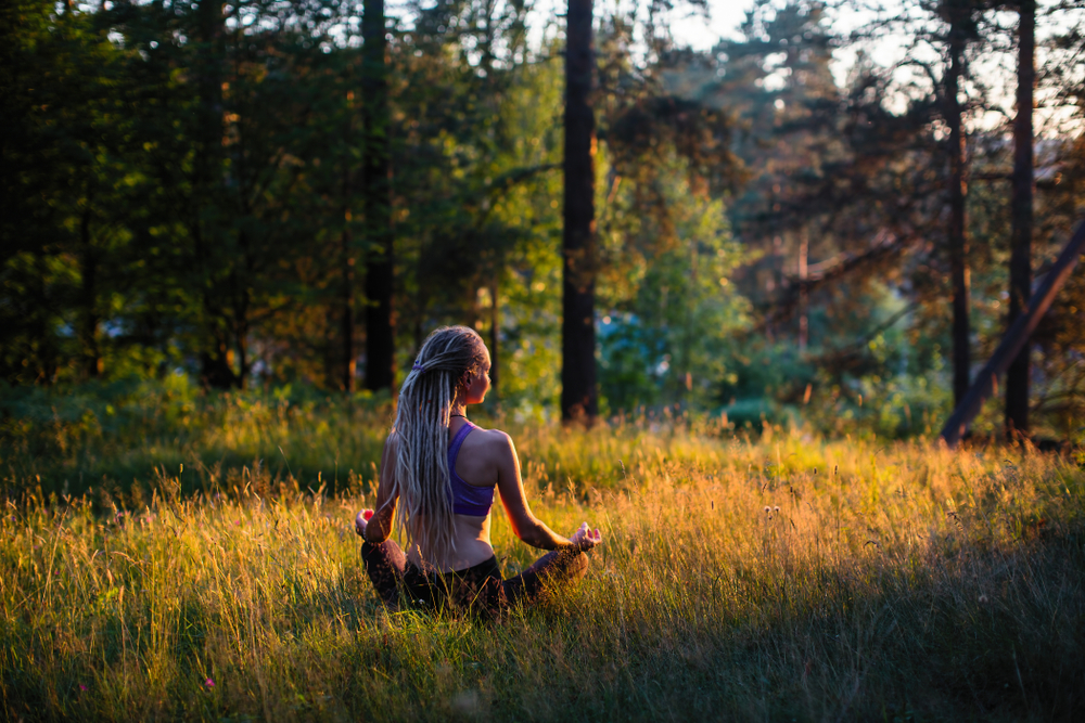 Meditation and mindfulness practice in nature